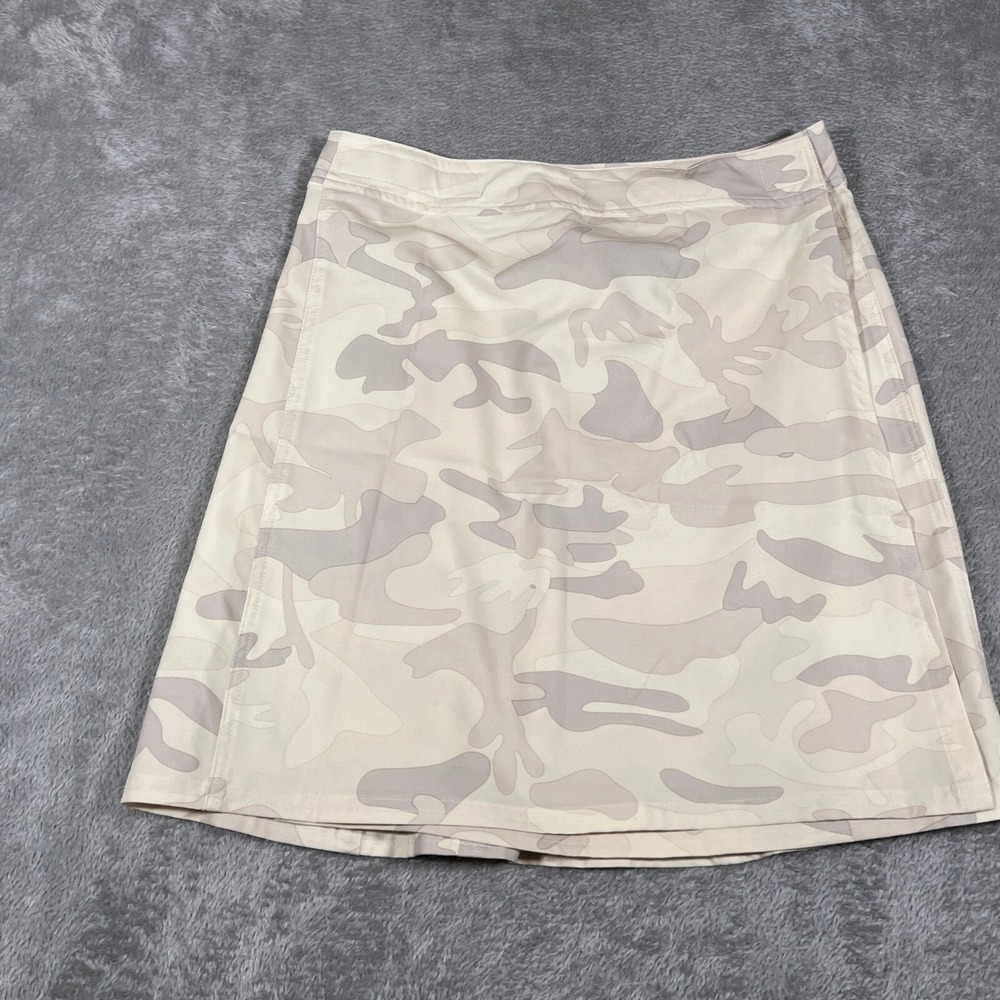Rip Skirt Womens Small‎ Beige Camo Athletic Golf Tennis Stretch Lightweight